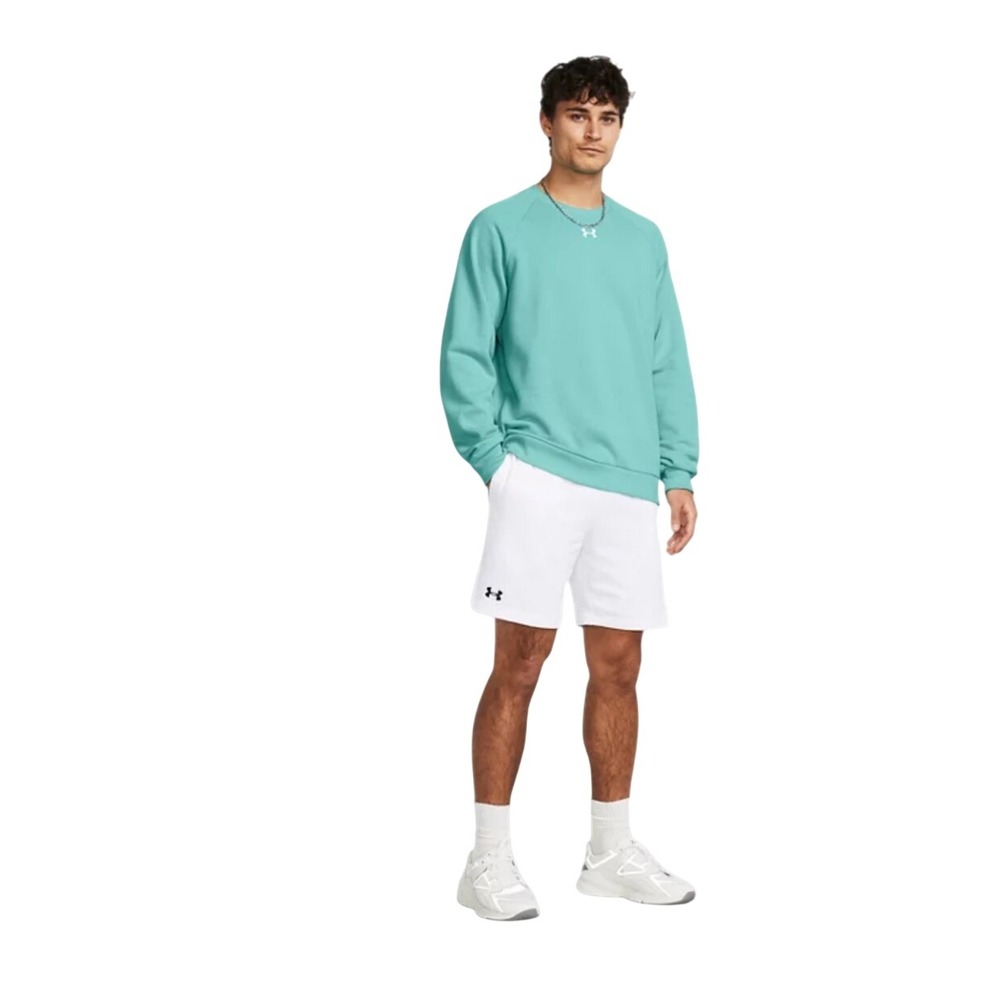 Under Armour Rival Fleece Shorts Men 3XL White‎ 10" Inseam 1379779